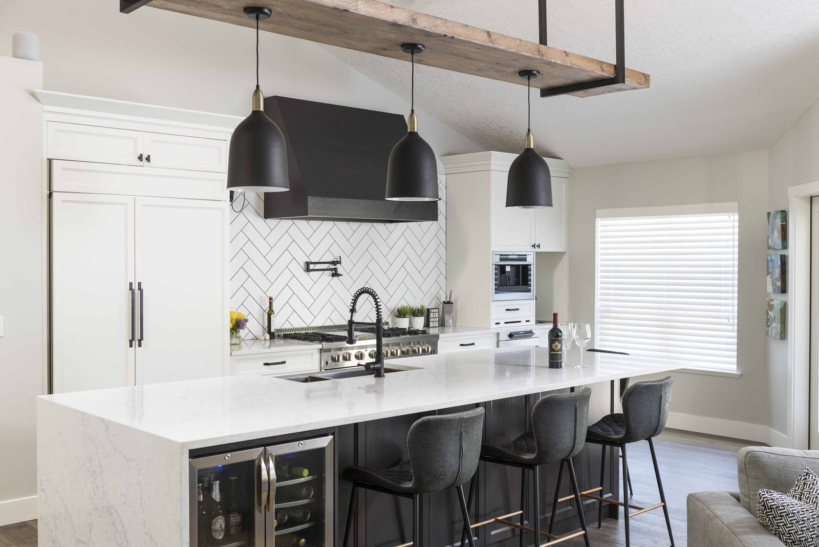 Custom kitchen wired by Peak Electrical